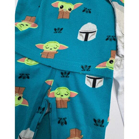 Toddler Boys' (Unisex) 4pc Star Wars Baby Yoda Snug Fit Pajama Set - 18 Months - Picture 9 of 10